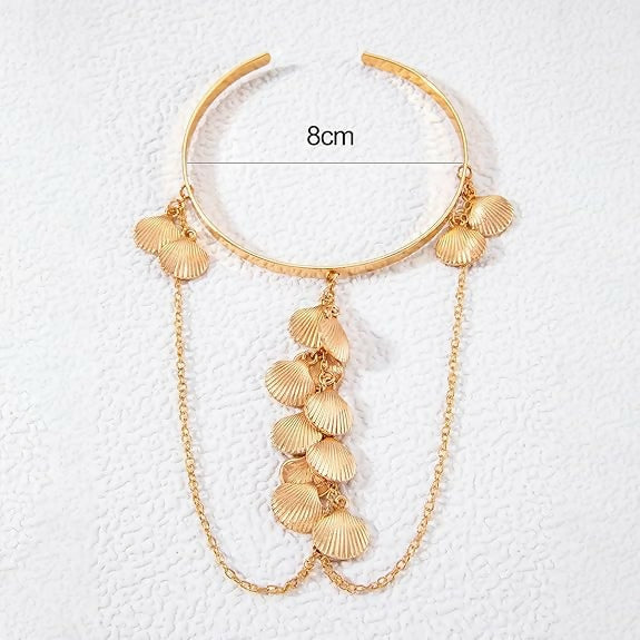 Joban Fashion Golden Alloy Fashion Gold Plated Stylish Kada Bajuband | Grocsy