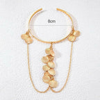 Joban Fashion Golden Alloy Fashion Gold Plated Stylish Kada Bajuband | Grocsy