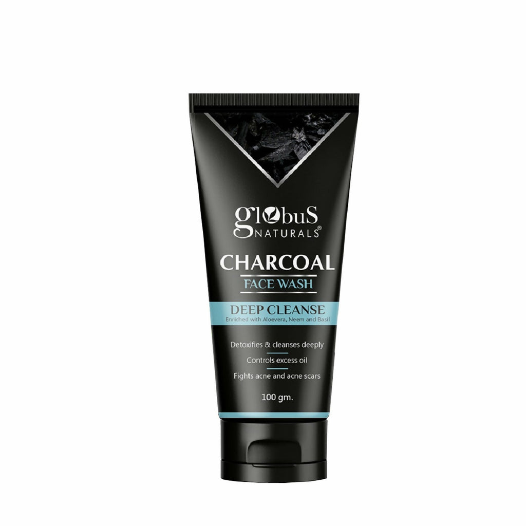 Globus Naturals Charcoal Face Wash | Grocsy