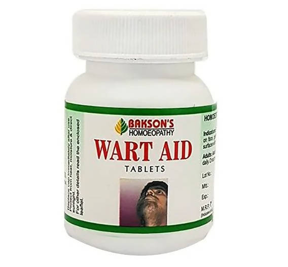Bakson's Homeopathy Wart Aid Tablets | Grocsy