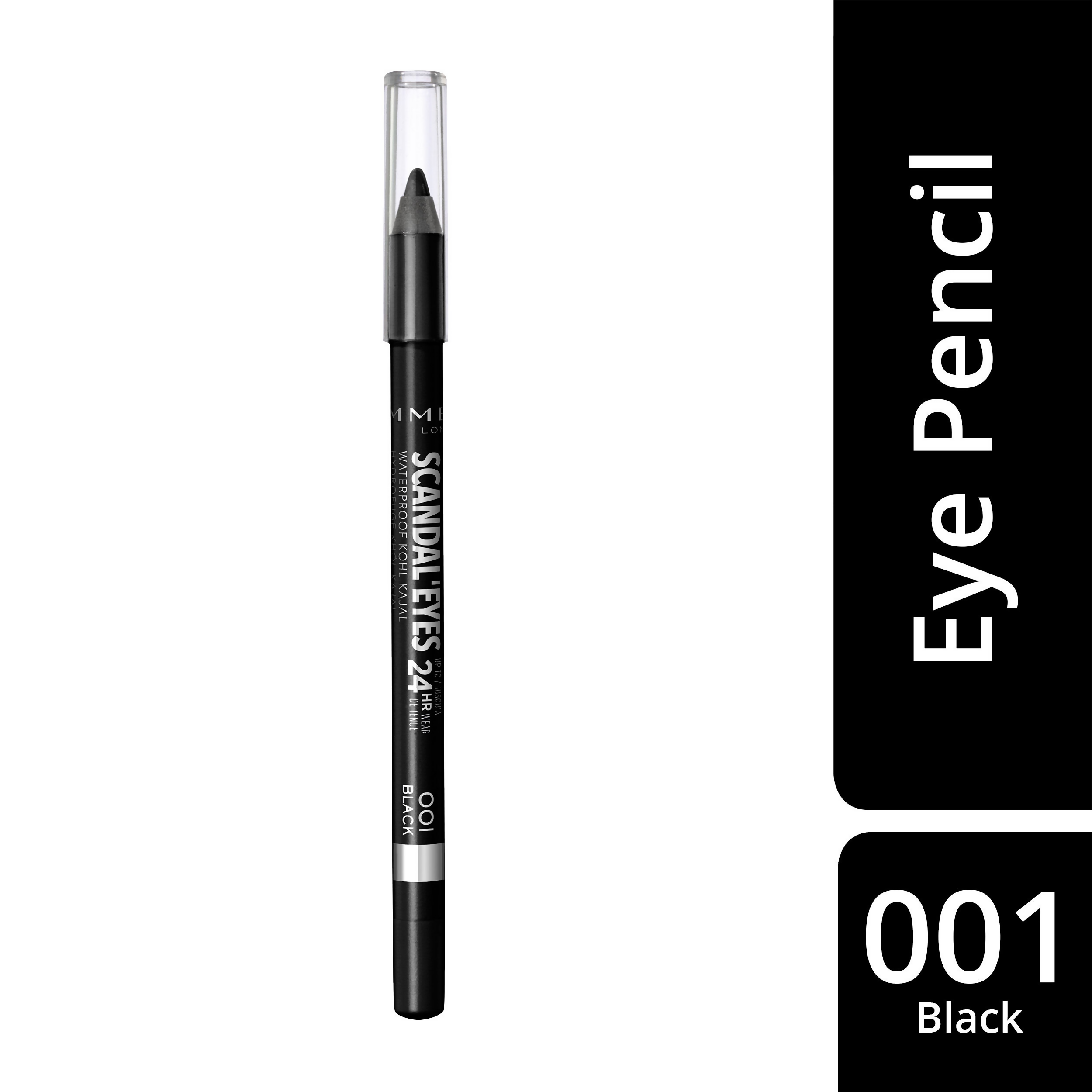 Rimmel London Scandaleyes Waterproof Kohl Kajal Liner - Black | Grocsy