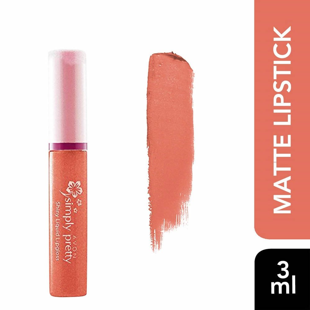 Avon Simply Pretty Shiny Liquid Lipgloss - Caramel Shine | Grocsy
