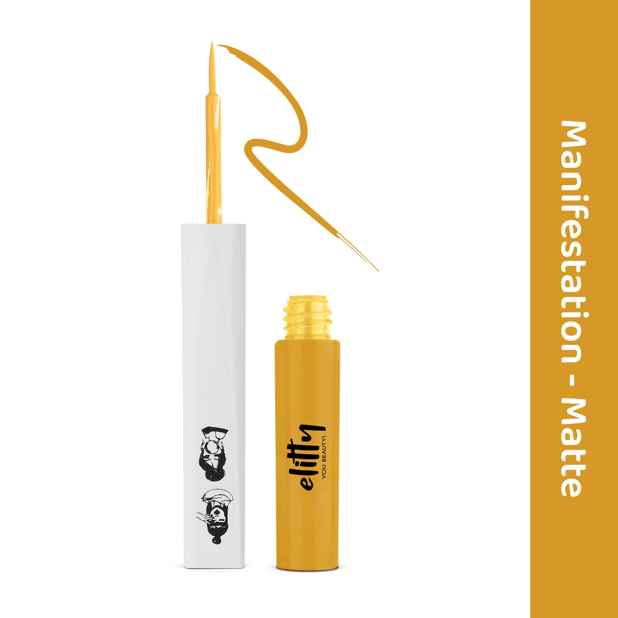Elitty Yellow Pop Color Matte Finish Liquid - Manifestation- Yellow | Grocsy