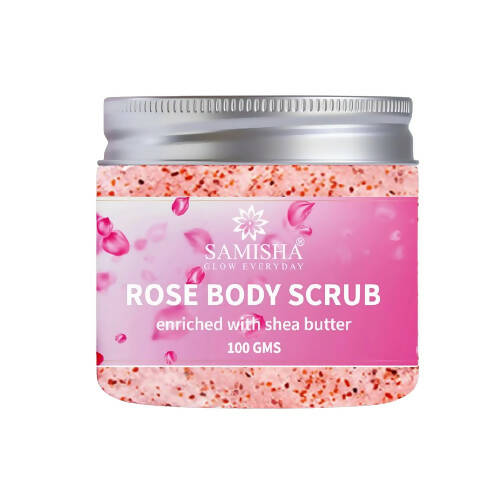 Samisha Rose Body Scrub With Shea Butter | Grocsy