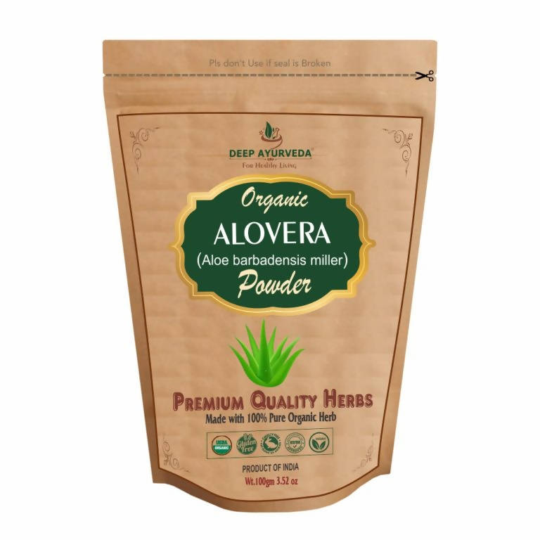 Deep Ayurveda Organic Aloevera Powder | Grocsy