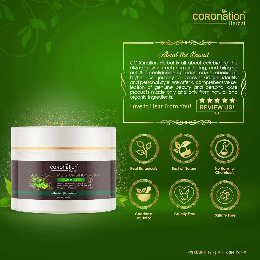 Coronation Herbal Fuji Matcha Green Tea Moisturizing Cream | Grocsy