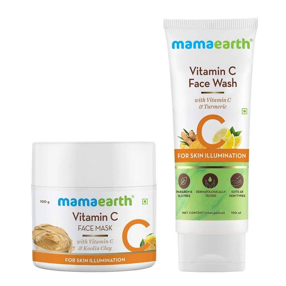 Mamaearth Vitamin C Clear Skin Combo | Grocsy