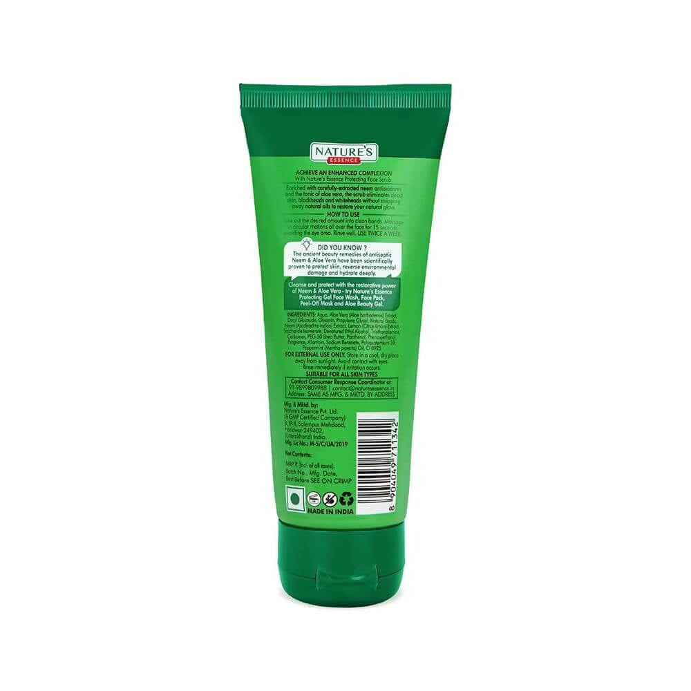 Nature's Essence Protecting Neem & Aloe Face Scrub | Grocsy