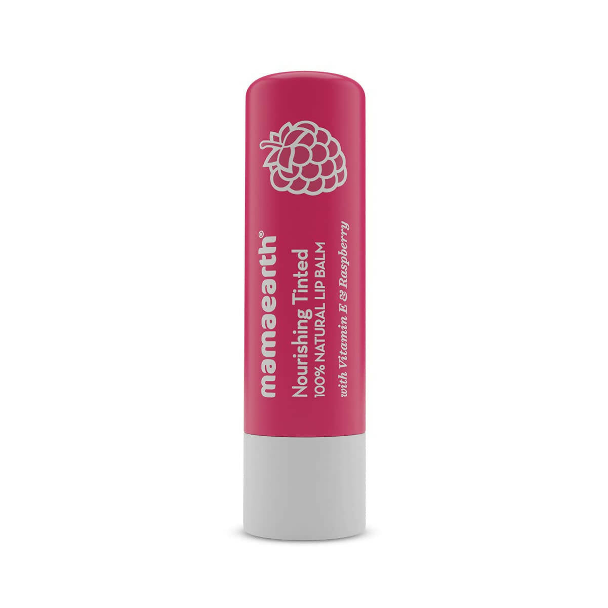 Mamaearth Vitamin E and Raspberry Tinted 100% Natural Lip Balm | Grocsy