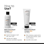 Minimalist Maleic Bond Repair Complex Shampoo & Hair Mask Combo | Grocsy
