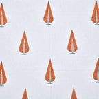 Hand Block Printed Double 230x270 Cms Jaipuri Bedspread with 2 Pillow Covers | Grocsy