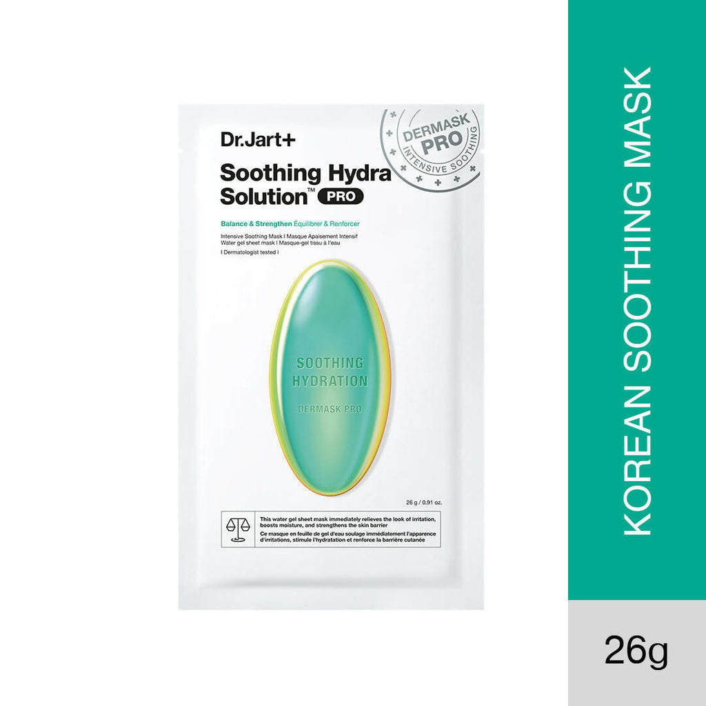 Dr.Jart+ Dermask Soothing & Moisturizing Hydra Solution Pro Hydrating Face Mask to Soothe Irritated Skin | Grocsy
