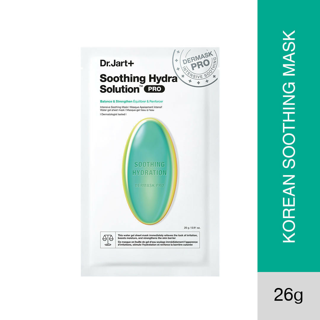 Dr.Jart+ Dermask Soothing & Moisturizing Hydra Solution Pro Hydrating Face Mask to Soothe Irritated Skin | Grocsy