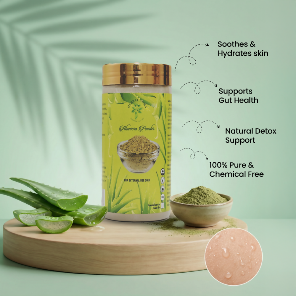 Herbal Aura Aloevara powder | Grocsy