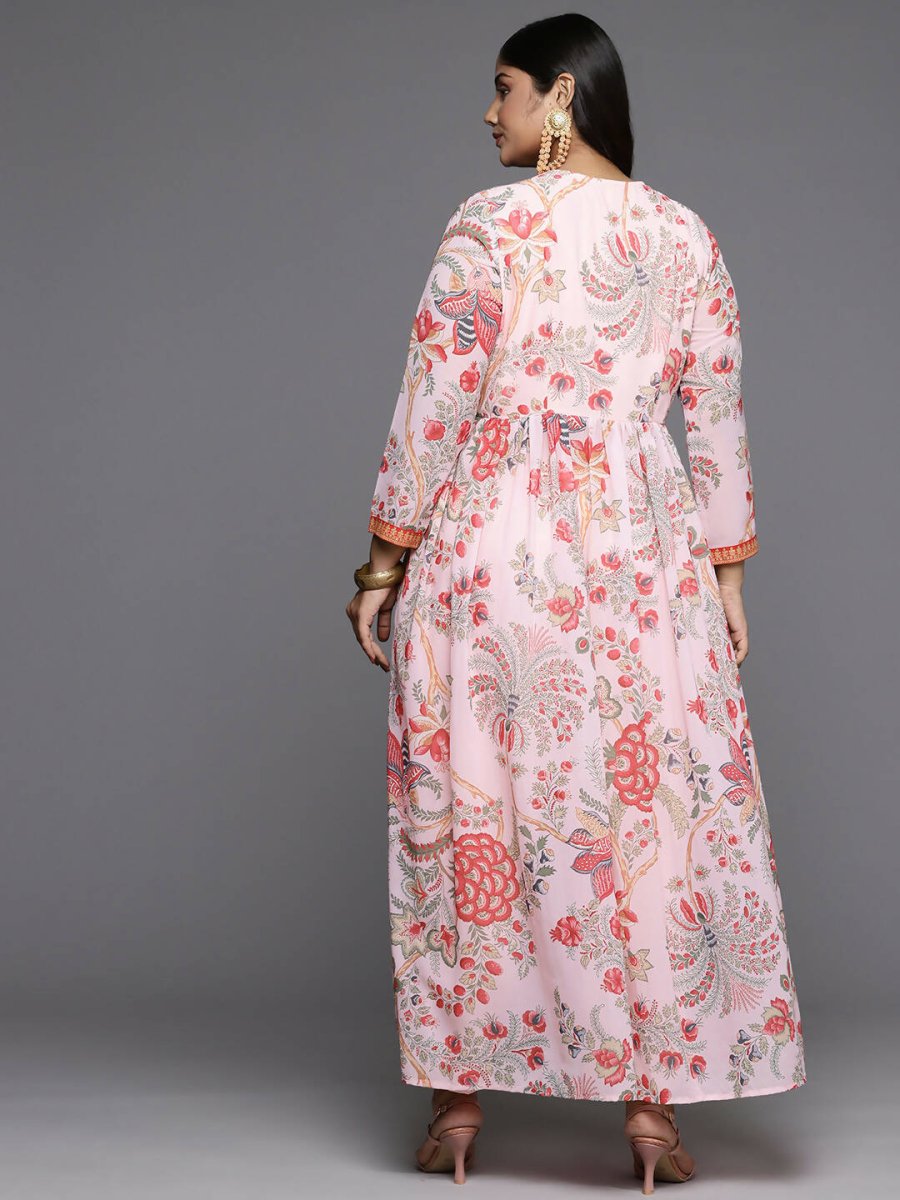 Ahalyaa Women's Traditional wear Kurta Set - Pink | Grocsy