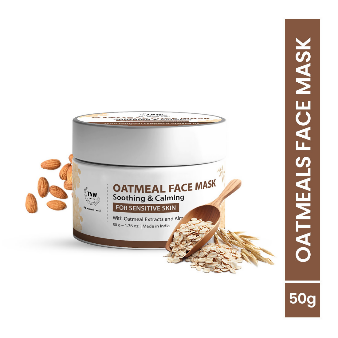 The Natural Wash Oatmeal Soothing & Calming Face Mask | Grocsy