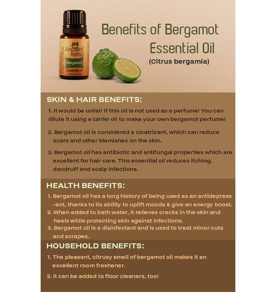 Ancient Living Bergamot Essential Oil | Grocsy