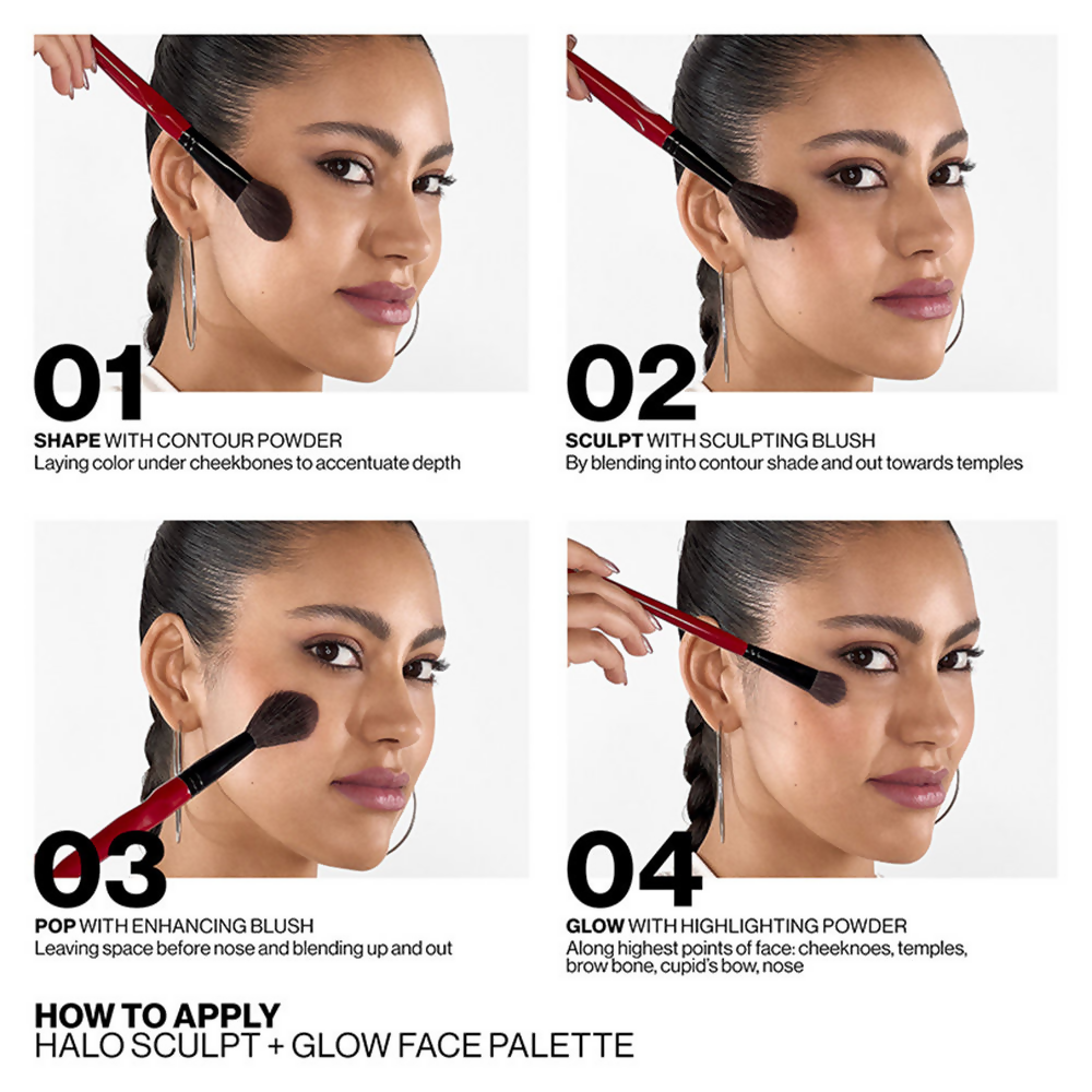 Smashbox Halo Contour Blush And Highlighter Palette - Coral | Grocsy