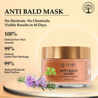 Ivory Natural Bald Mask For Hair - Hair Mask For Less Hair And Hair Thinning | Grocsy