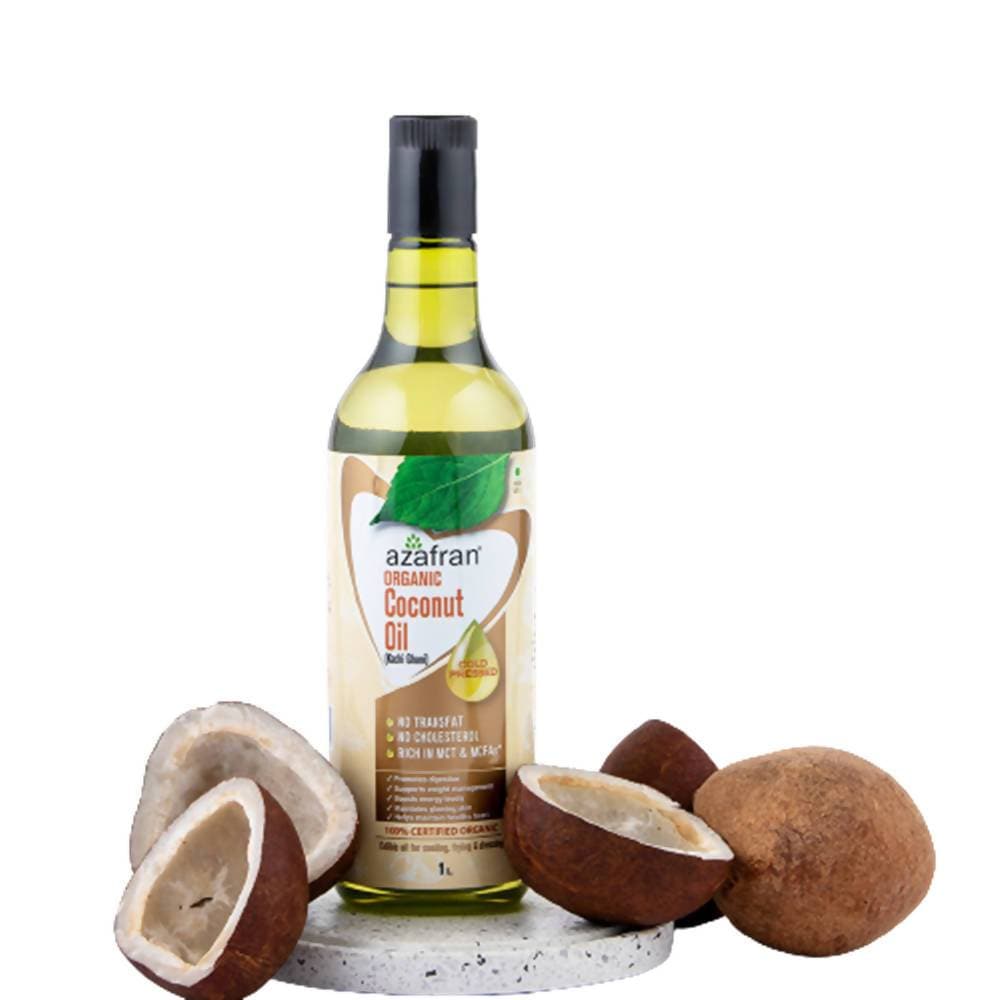 Azafran Organic Coconut Oil (Cold Pressed) | Grocsy