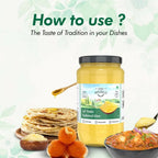 Farm Naturelle A2 Vedic Sahiwal Ghee - Desi Cow Ghee | Natural, Healthy, and Pure | Cultured Cow Ghee