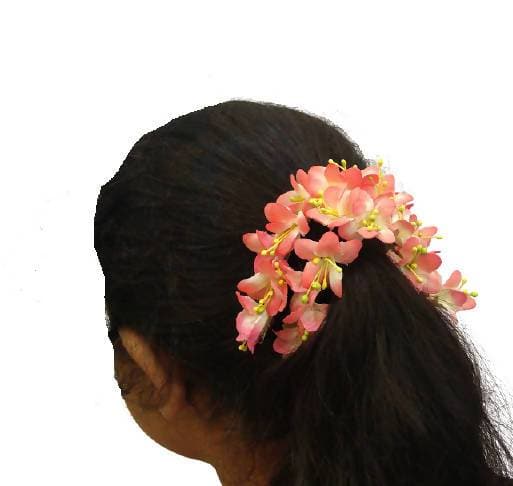 Peach Flower Hair Accessories | Grocsy