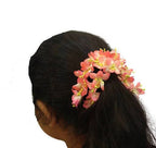 Peach Flower Hair Accessories | Grocsy