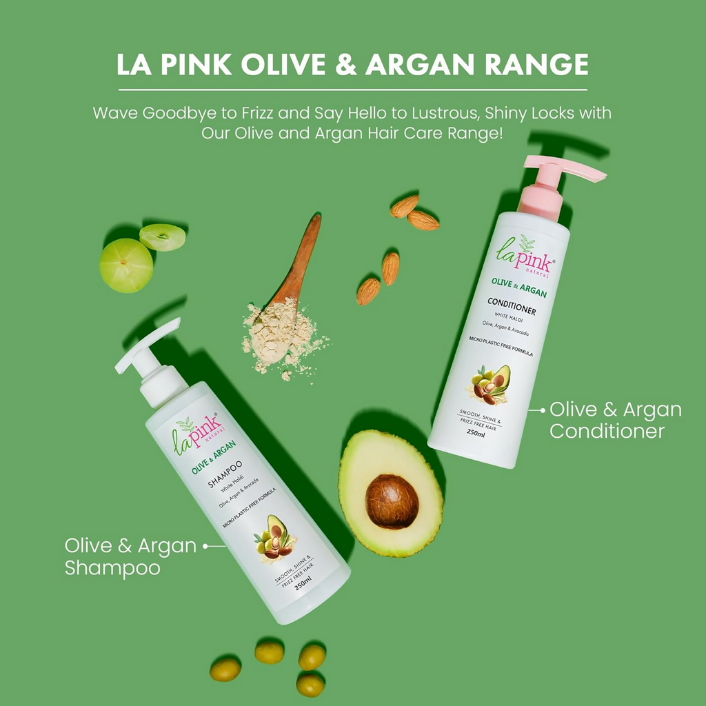 La Pink Olive & Argan Conditioner With Avocado | Grocsy