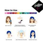 Nisha Cosglam Semi Permanent Hair Color 51 Wonder Blue | Grocsy