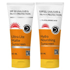 Dermistry Ultra Lite Matte Sunscreen & Hydra Nourishing Sunscreen | Grocsy