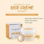 Glamveda Hydrate & Glow Rice Creme' Masque | Grocsy