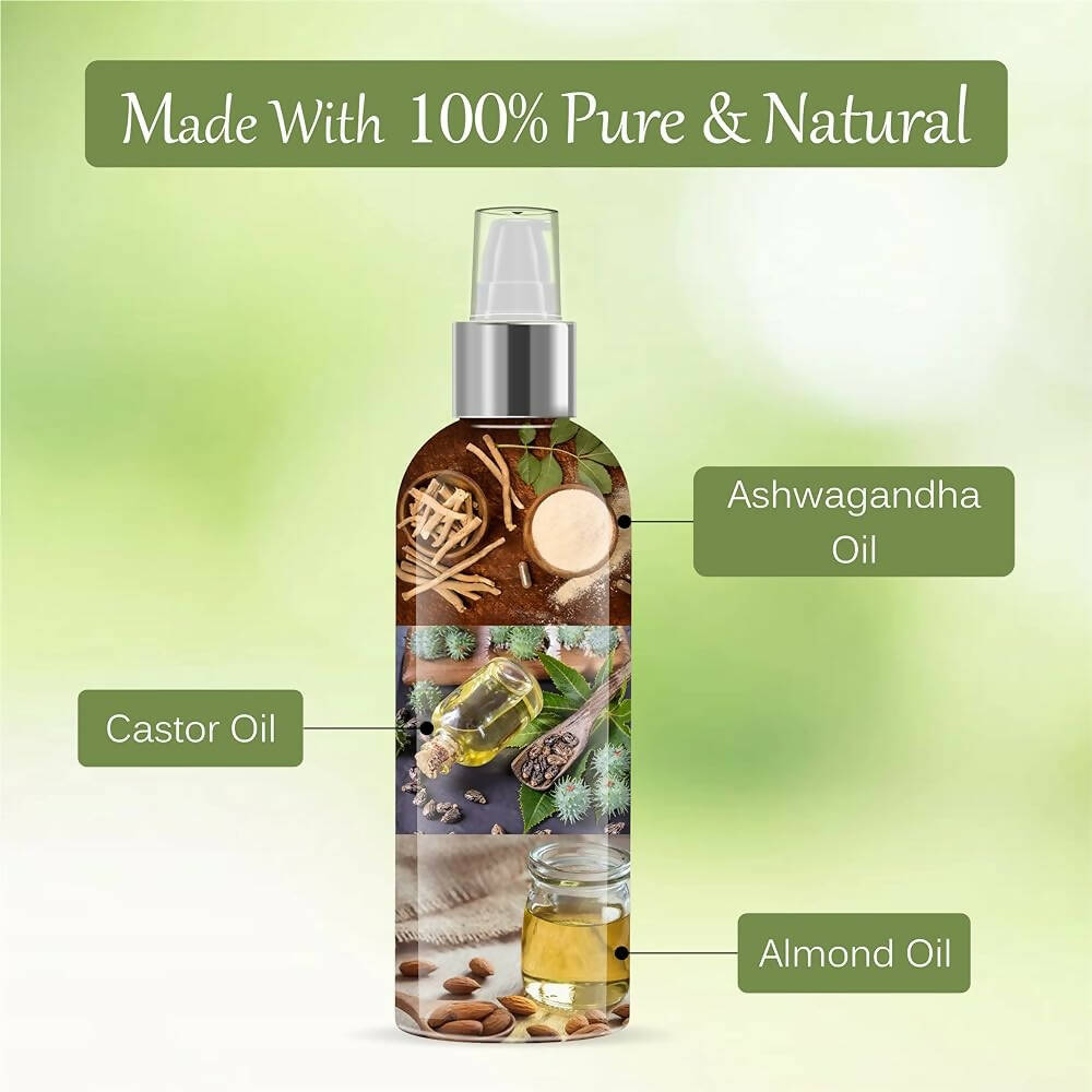 Vedic Naturals Ashwagandha Hair Oil | Grocsy