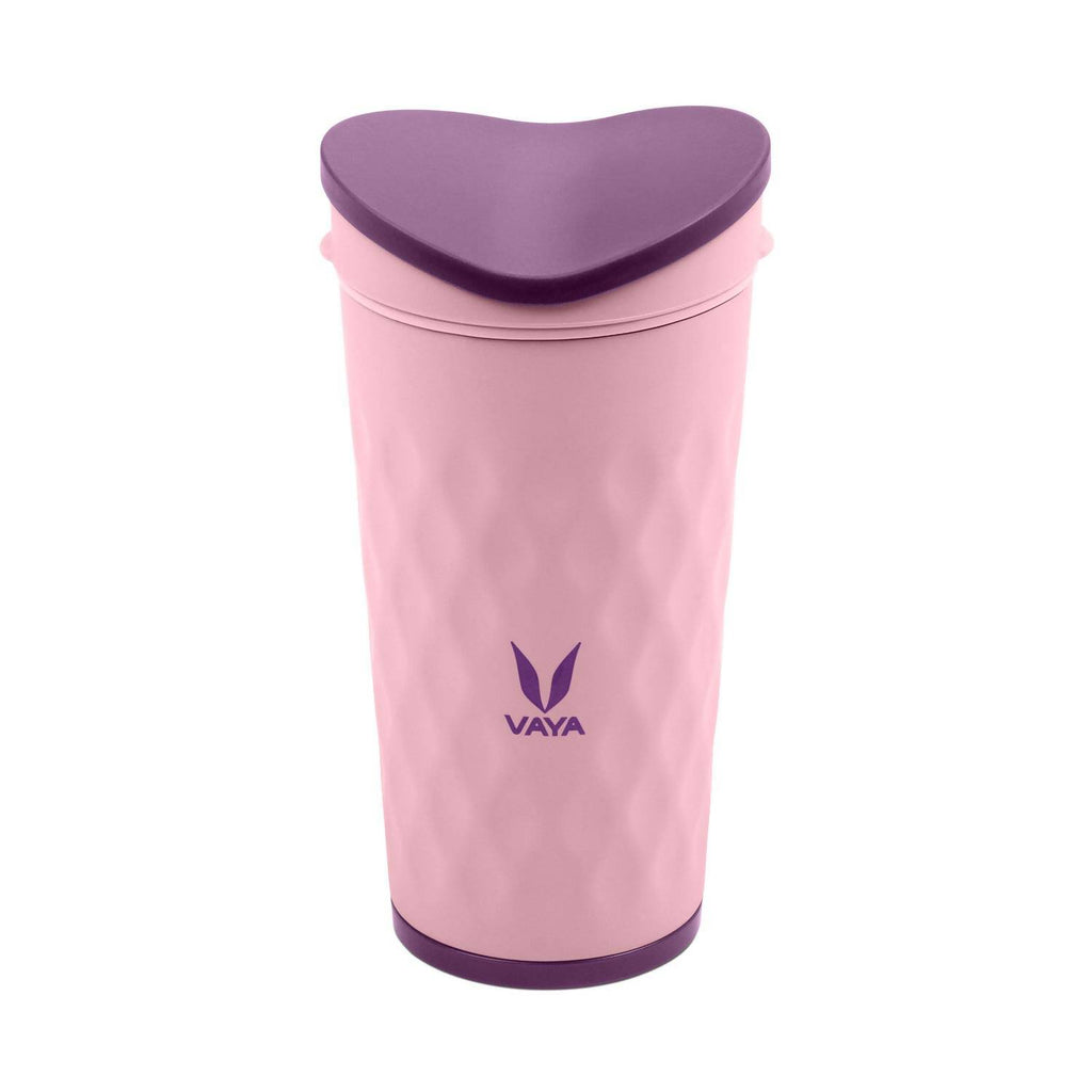 Vaya Drynk Kid'S Stainless Steel Tumbler With Spill-Proof Pediasafe Lid - 350ml (Pink) | Grocsy