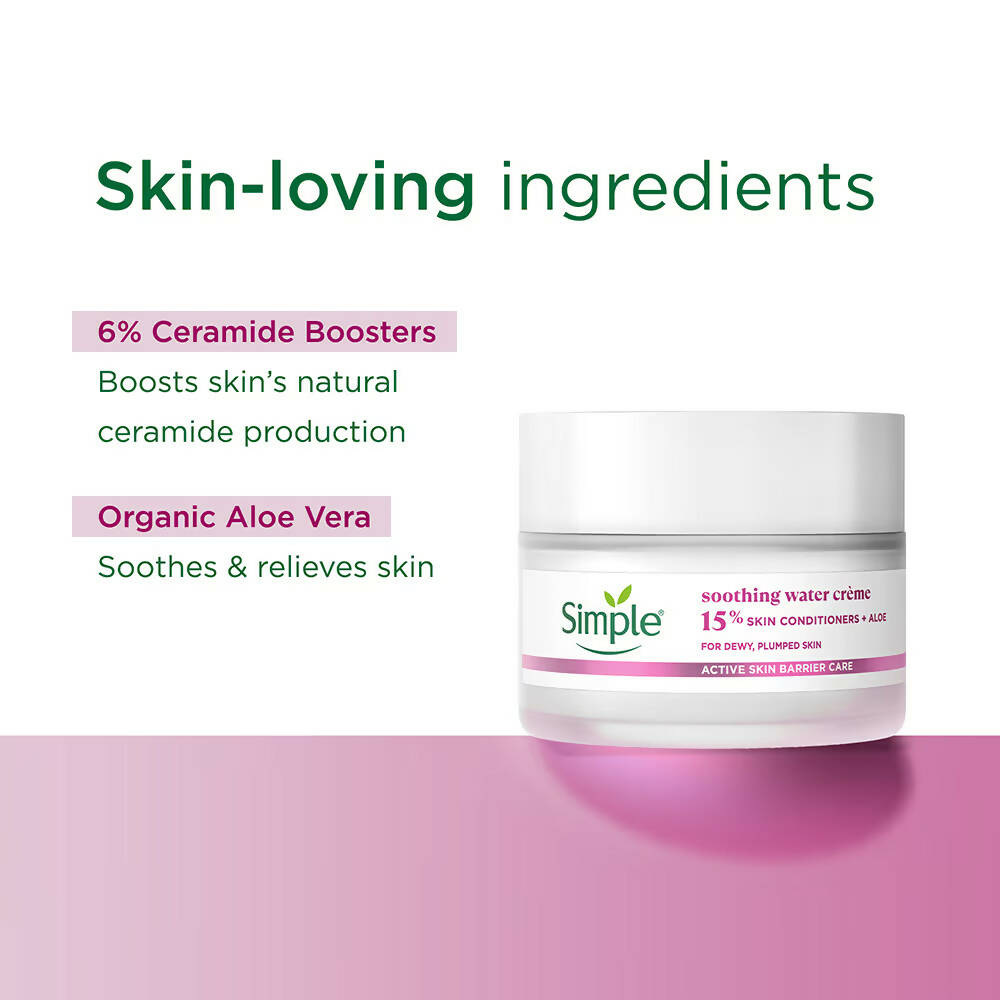 Simple Active Skin Barrier Care Soothing Water Creme | Grocsy