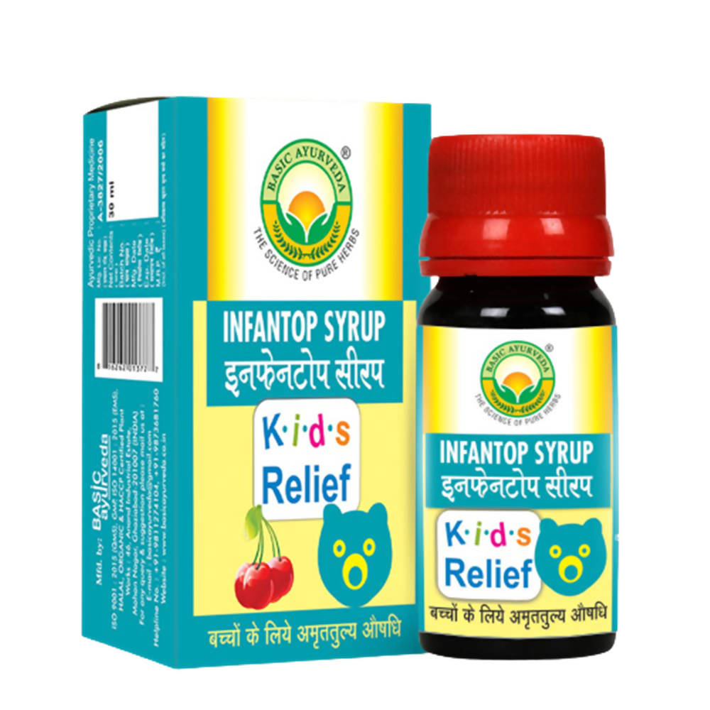 Basic Ayurveda Infantop Syrup Kids Relief | Grocsy