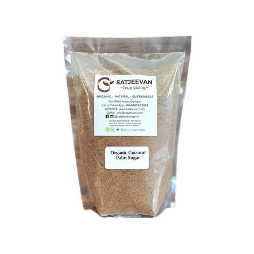 Satjeevan Organic Coconut Palm Sugar | Grocsy