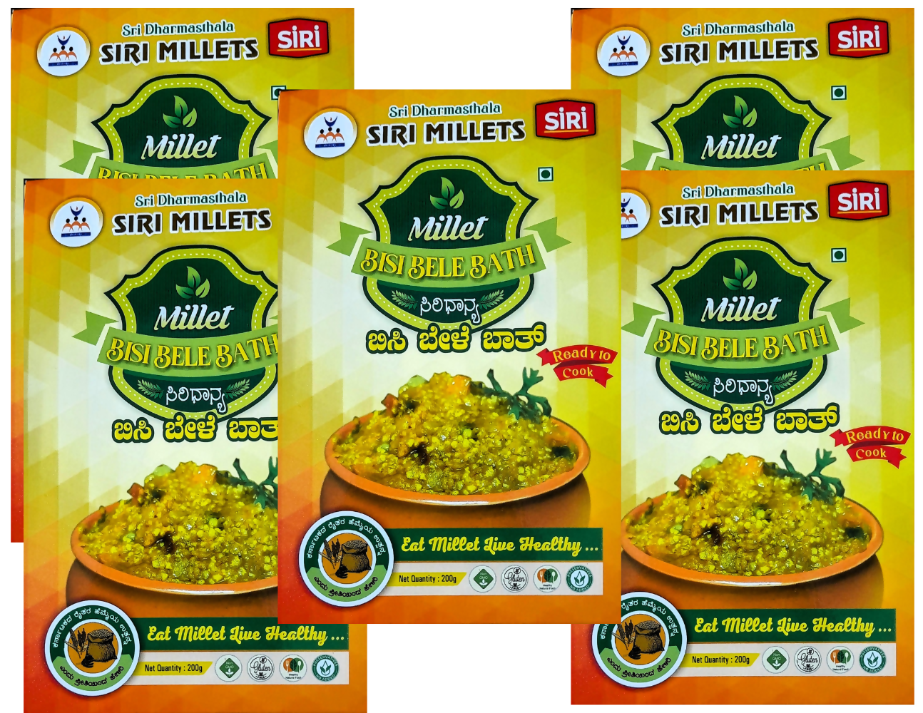 Siri Millets Browntop Bisi Bele Bath | Grocsy
