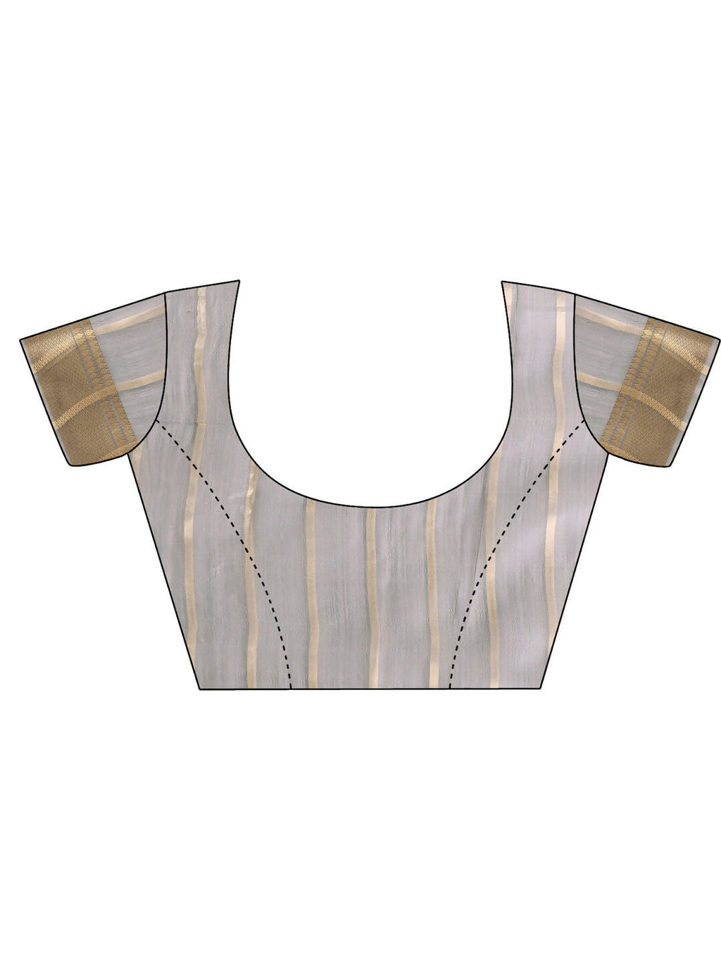 Shree Shyam Fashion Organza Grey Saree | Grocsy