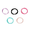Bronson Professional Elastic Hair Rubber Bands Hair Ties Soft Stretchable Multicolor | Grocsy