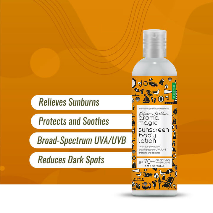 Blossom Kochhar Aroma Magic Sunscreen Body Lotion SPF 70+ | Grocsy
