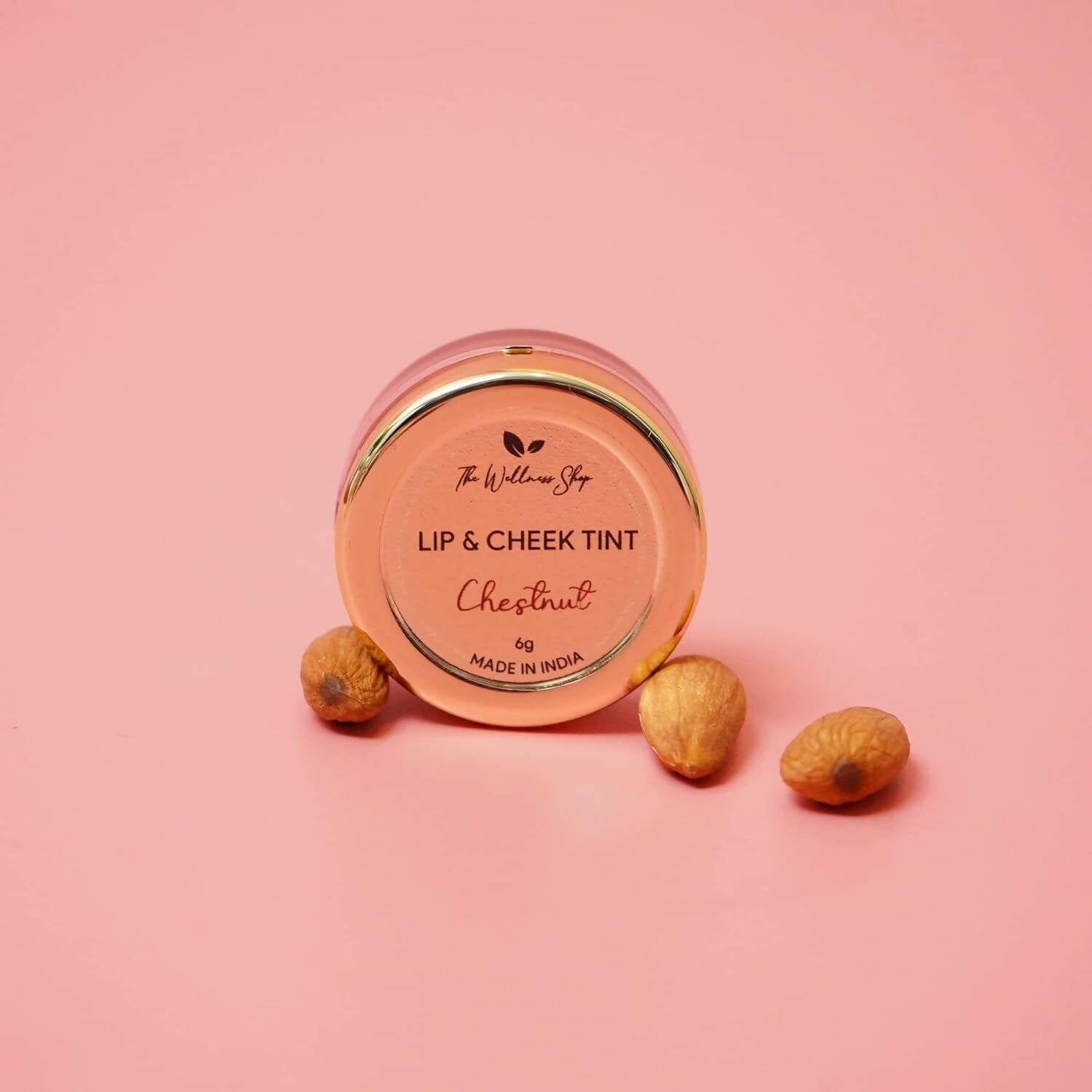 The Wellness Shop Lip & Cheek Tint (Chestnut) Lip Balm | Grocsy