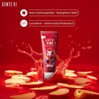 Dente91 Kids Toothpaste Protects Against Dental Caries & Hypersensitivity Fluoride Free Apple Flavour | Grocsy
