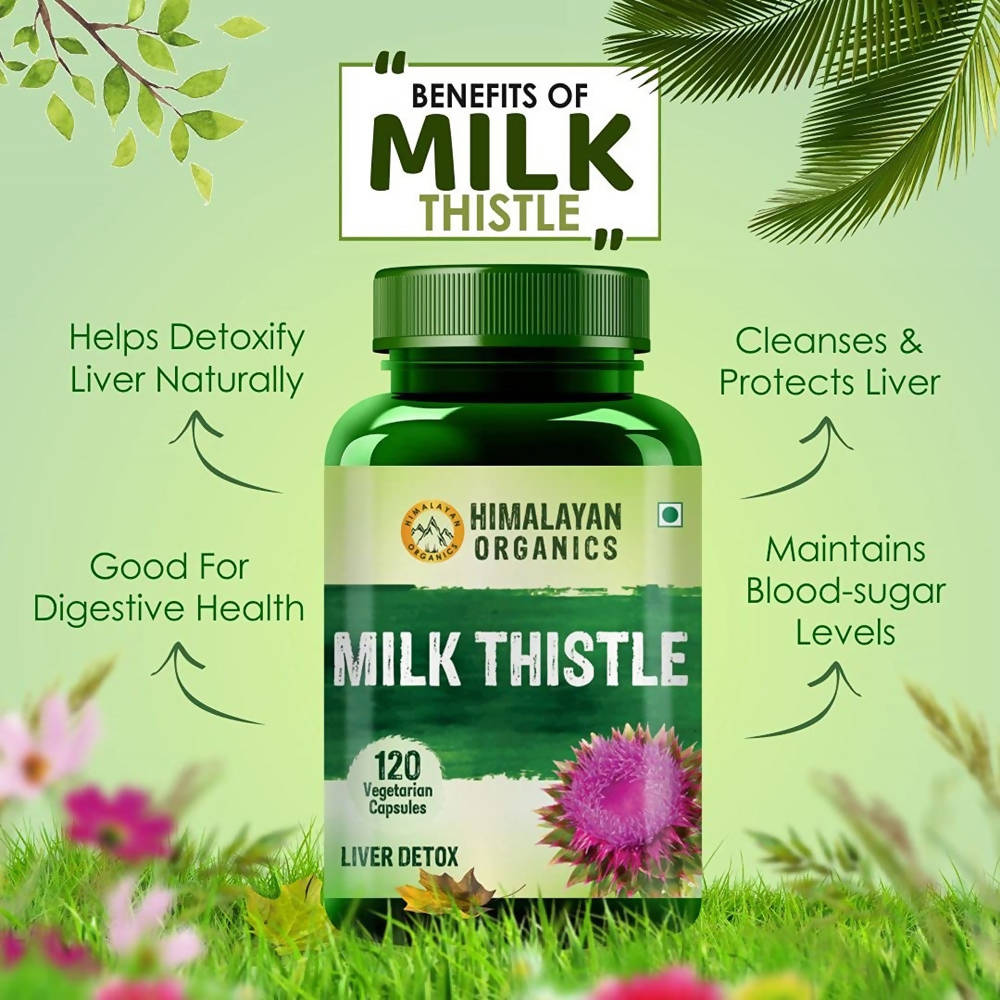 Himalayan Organics Milk Thistle Capsules | Grocsy