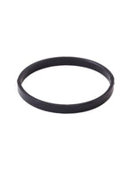 NVR Men's Black Metal Interlock Kada Bracelet | Grocsy