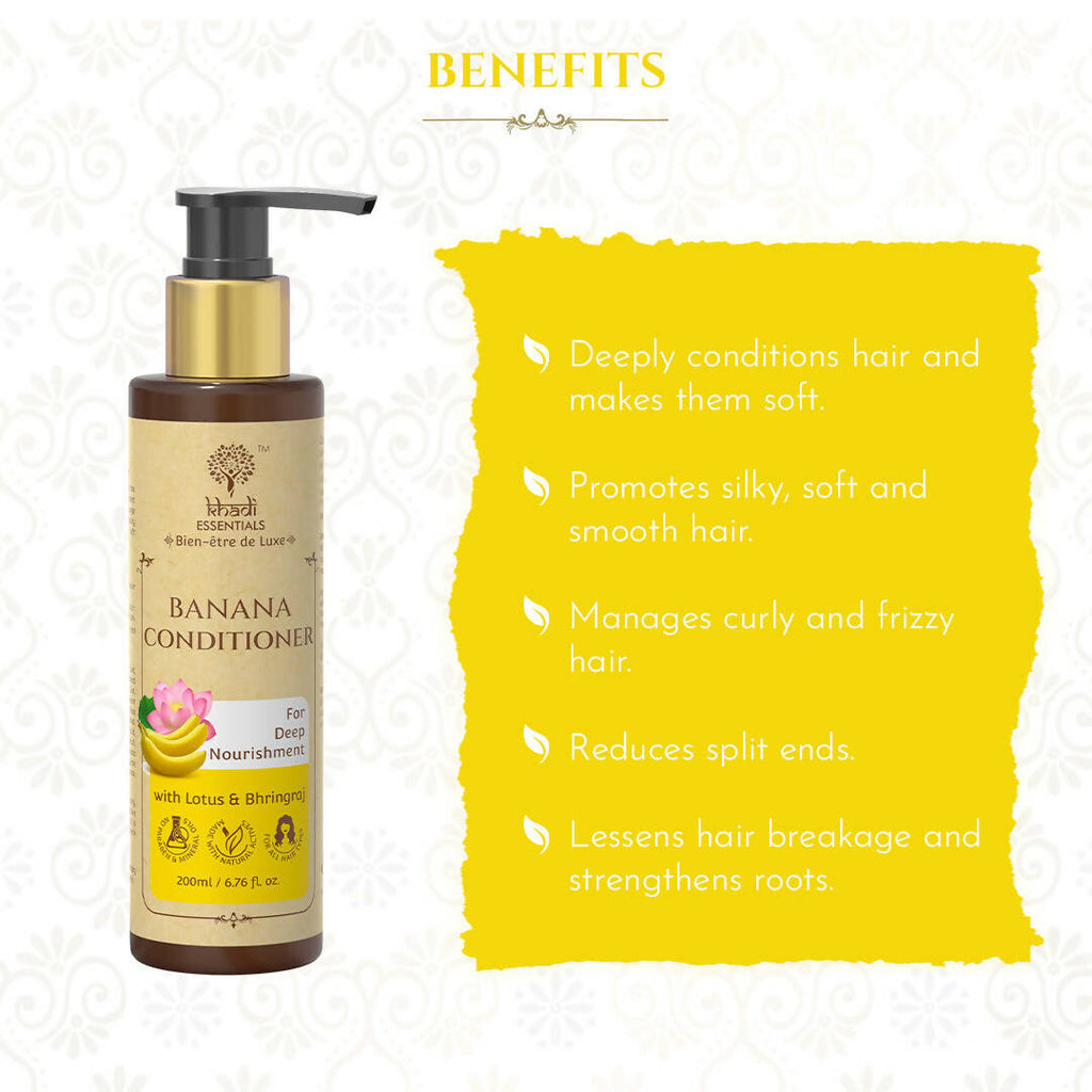 Khadi Essentials Banana Conditioner | Grocsy