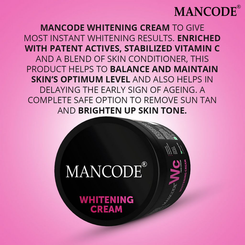 Mancode Whitening Cream | Grocsy