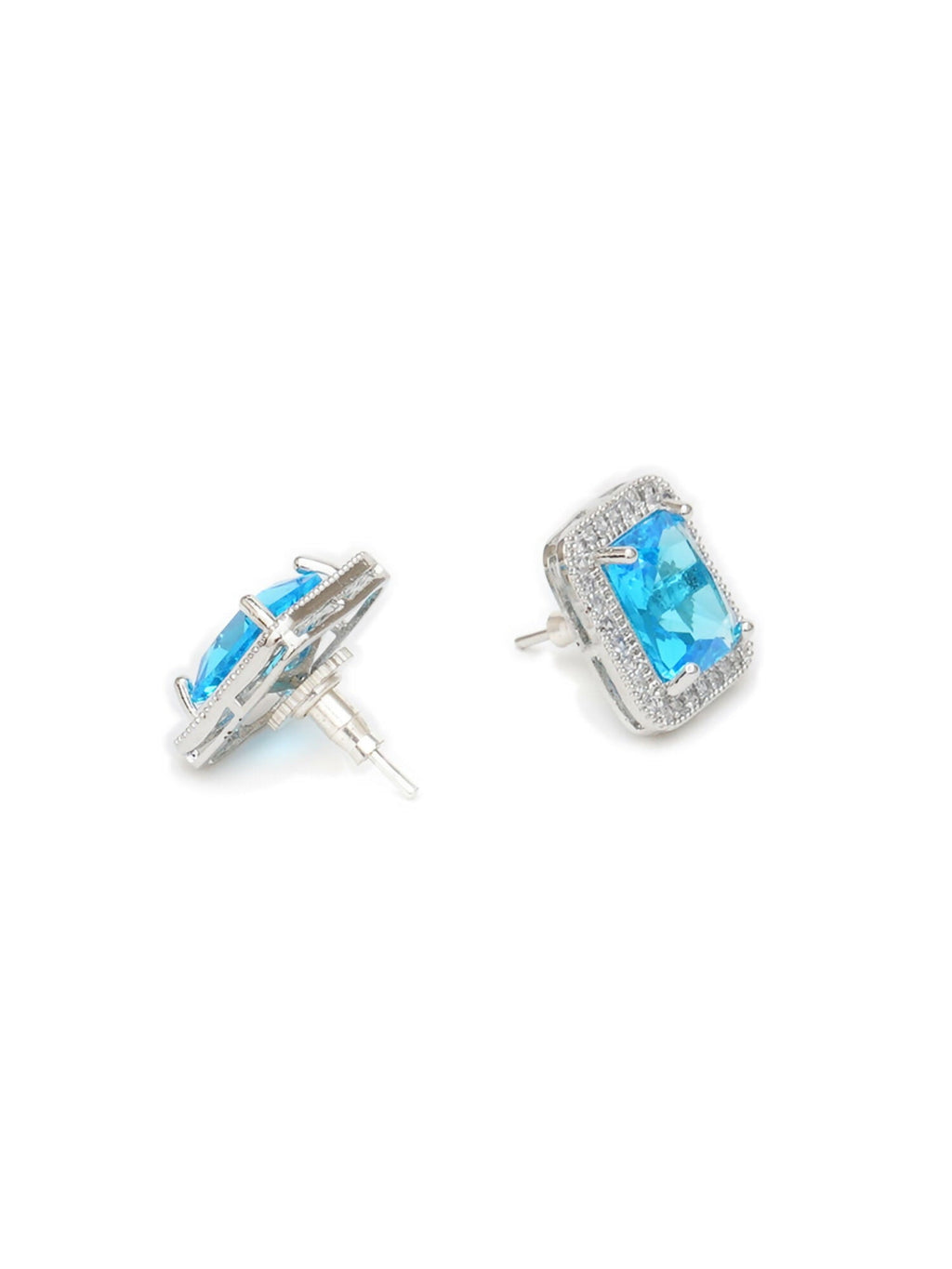 stone stud (sky blue) - Ruby Raang | Grocsy