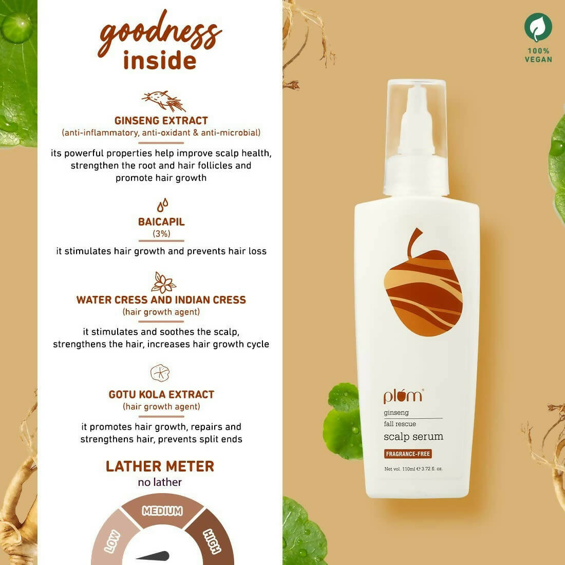 Plum Ginseng Fall Rescue Scalp Serum | Grocsy