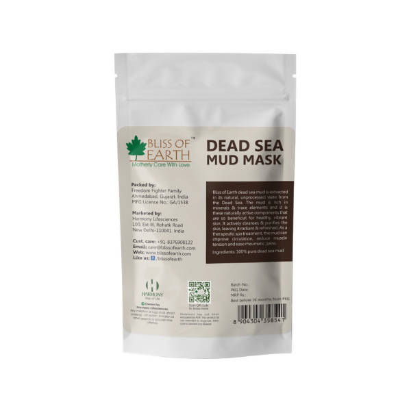 Bliss of Earth Mineral Rich And Natural Dead Sea Mud Mask | Grocsy