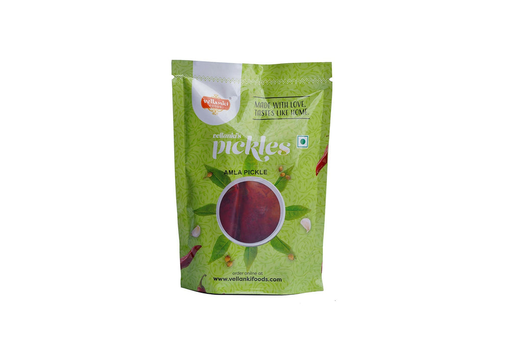 Vellanki Foods Tamarind & Amla Pickle Combo Pack | Andhra Achaar Duo 250g Each - Swadesiicart